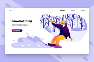 Snowboard 2 - Banner & Landing Page