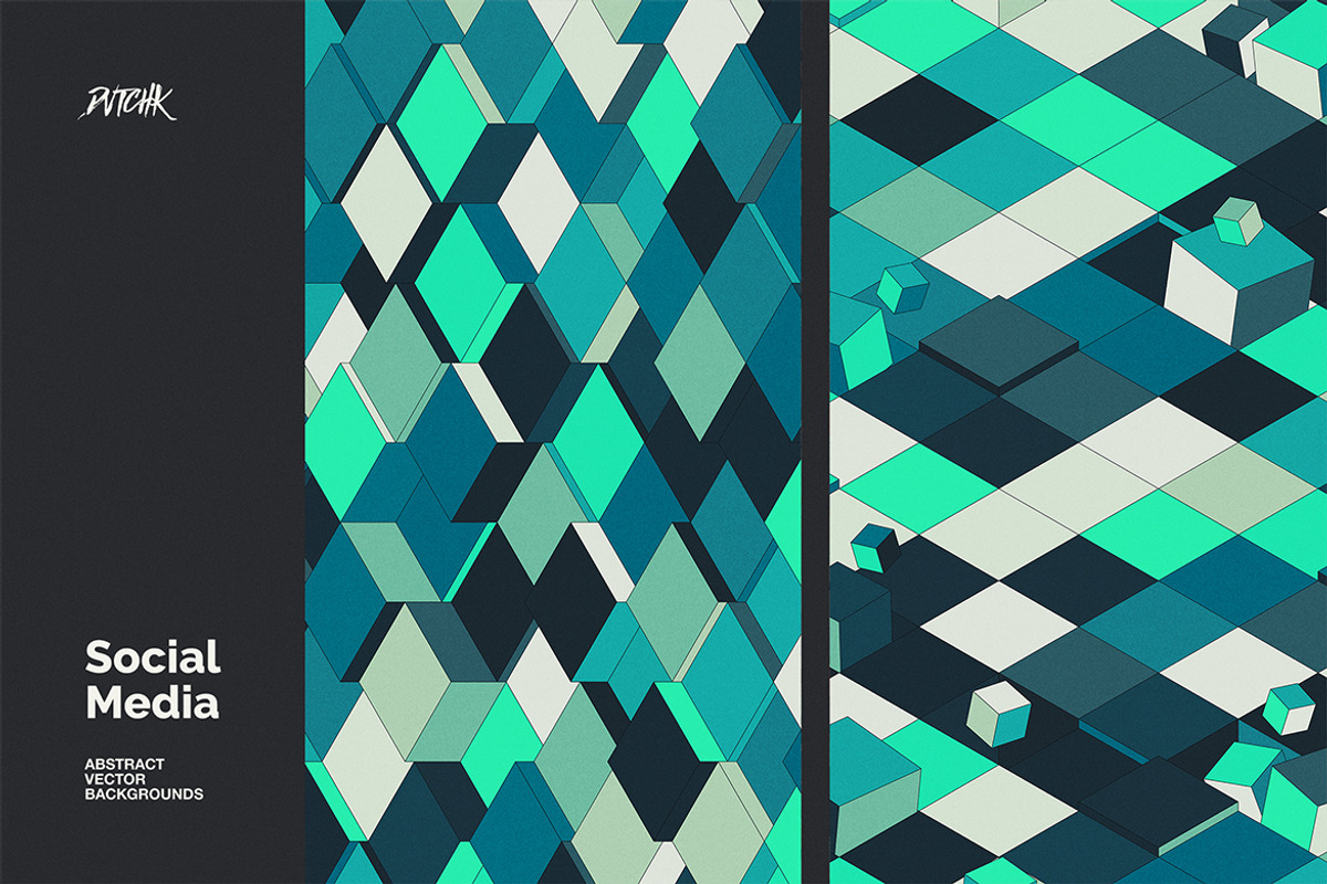 Social Media Vector Backgrounds V 02, a Background Graphic by dvtchk (Photo 9 of 10)
