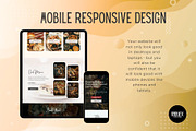 Catering Services Website Template, a Landing Page Template by Kromatic Design Studio (Thumbnail 7 of 10)