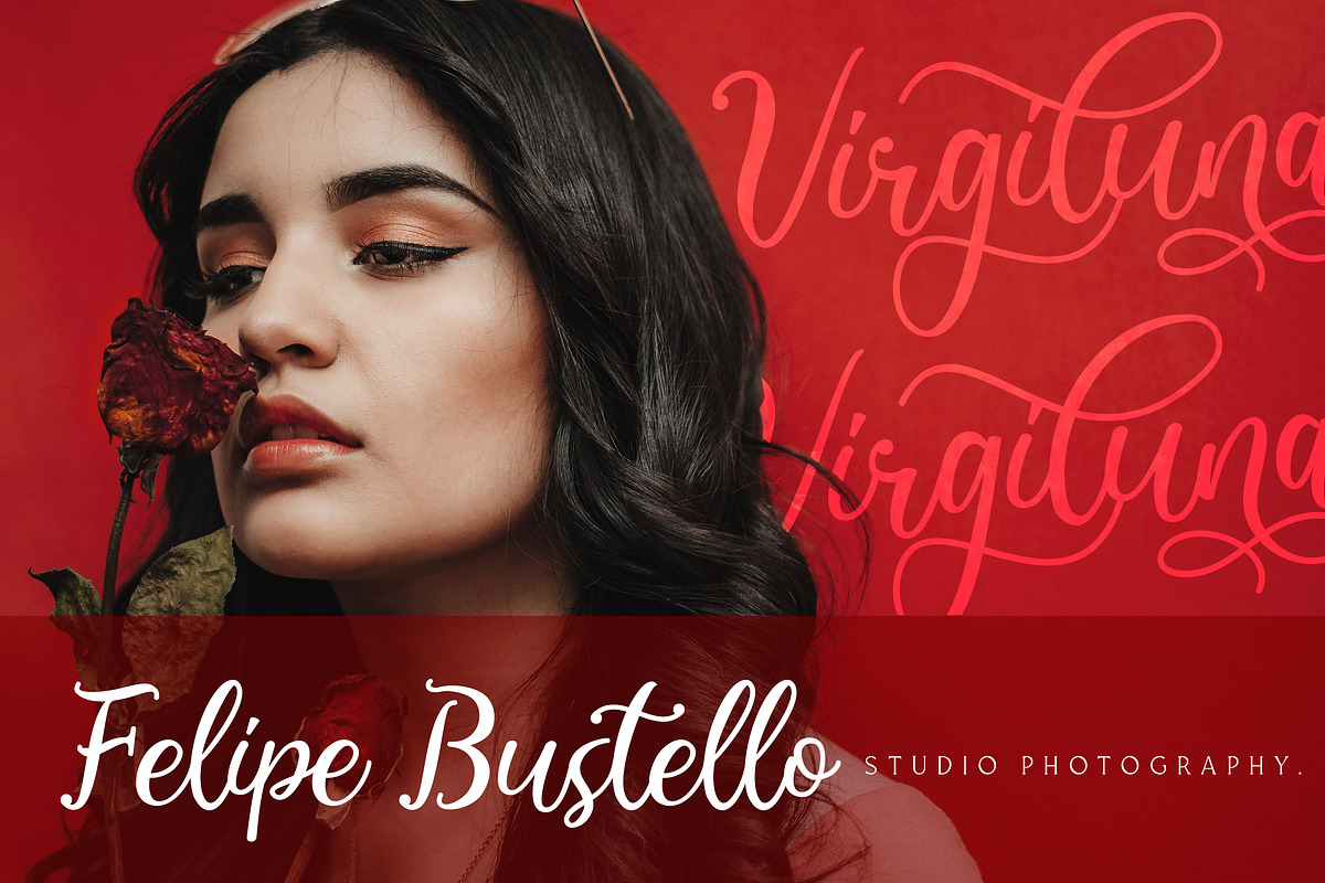 Virgiluna - Modern Calligraphy Font preview 7