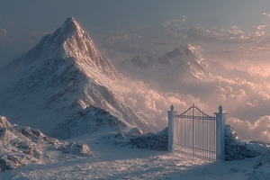 Snowy Mountain Gates, a Nature Photo by Ales Munt