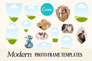 Modern CANVA Photo Frames