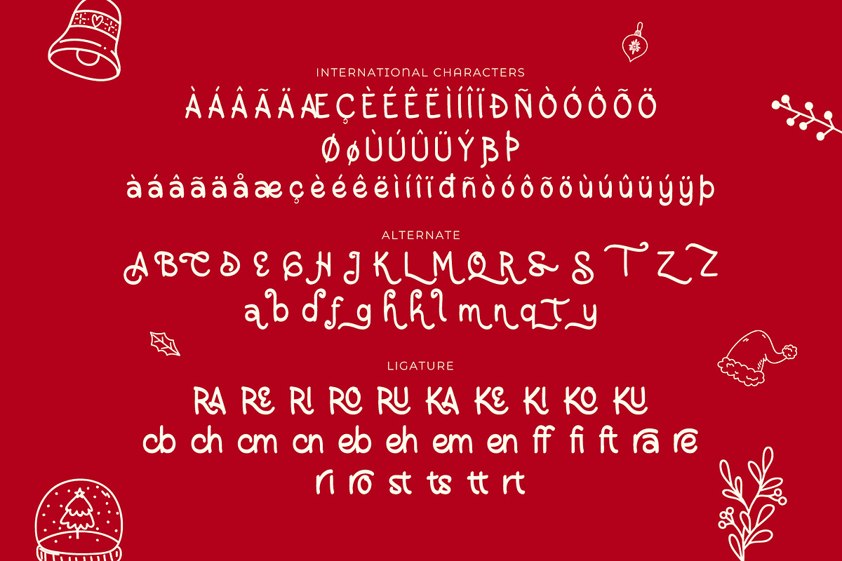Jinglehart - Christmas Font, a Sans Serif Font by Rishsketch (Photo 14 of 15)