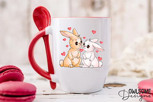 Valentine's Day Rabbit Couple Love