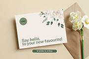 Floral thank you card, a Card Template by Elegant_Studio44 (Thumbnail 4 of 7)