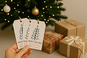 Christmas tag / nordic minimal tags, a Card Template by KimitahDesign (Thumbnail 6 of 7)