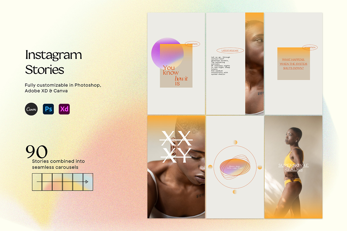 Makeshift Carousel & Quotes Canva PS, a Social Media Template by Sparrow & Snow (Photo 11 of 38)