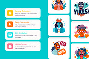 Animated Gen Z Reaction Stickers, an Emoji Icon by Creative Stall (Thumbnail 2 of 5)