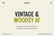Douglas Vintage Display Font, a Sans Serif Font by bryrude (Thumbnail 2 of 5)