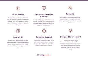 Squarespace Website Template. Ito