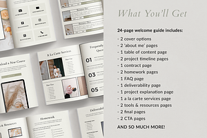 Client Welcome Guide Canva