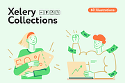 Xelery Illustrations Collection, a Finance Illustration by Welovegraphics (Thumbnail 1 of 10)