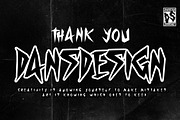 Twisted Crused Halloween Marker, a Blackletter Font by dansdesign (Thumbnail 9 of 9)