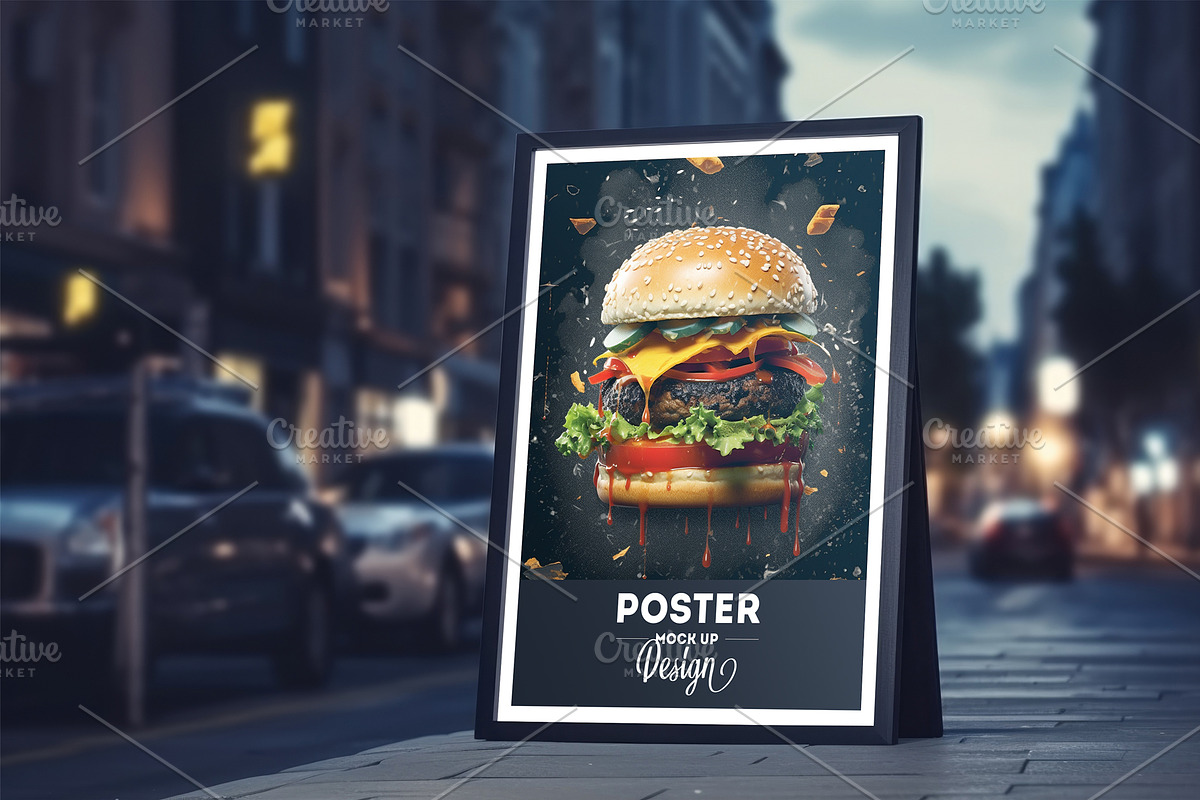 Street Poster MockUp, an Advertising Mockup by optimism (Photo 1 of 2)