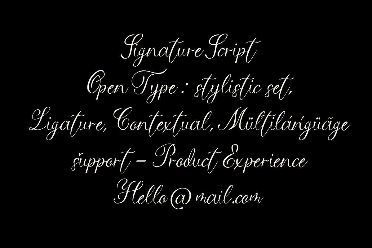 Cordyline - Handdrawn Script, a Script Font by Product Experience (Photo 7 of 8)