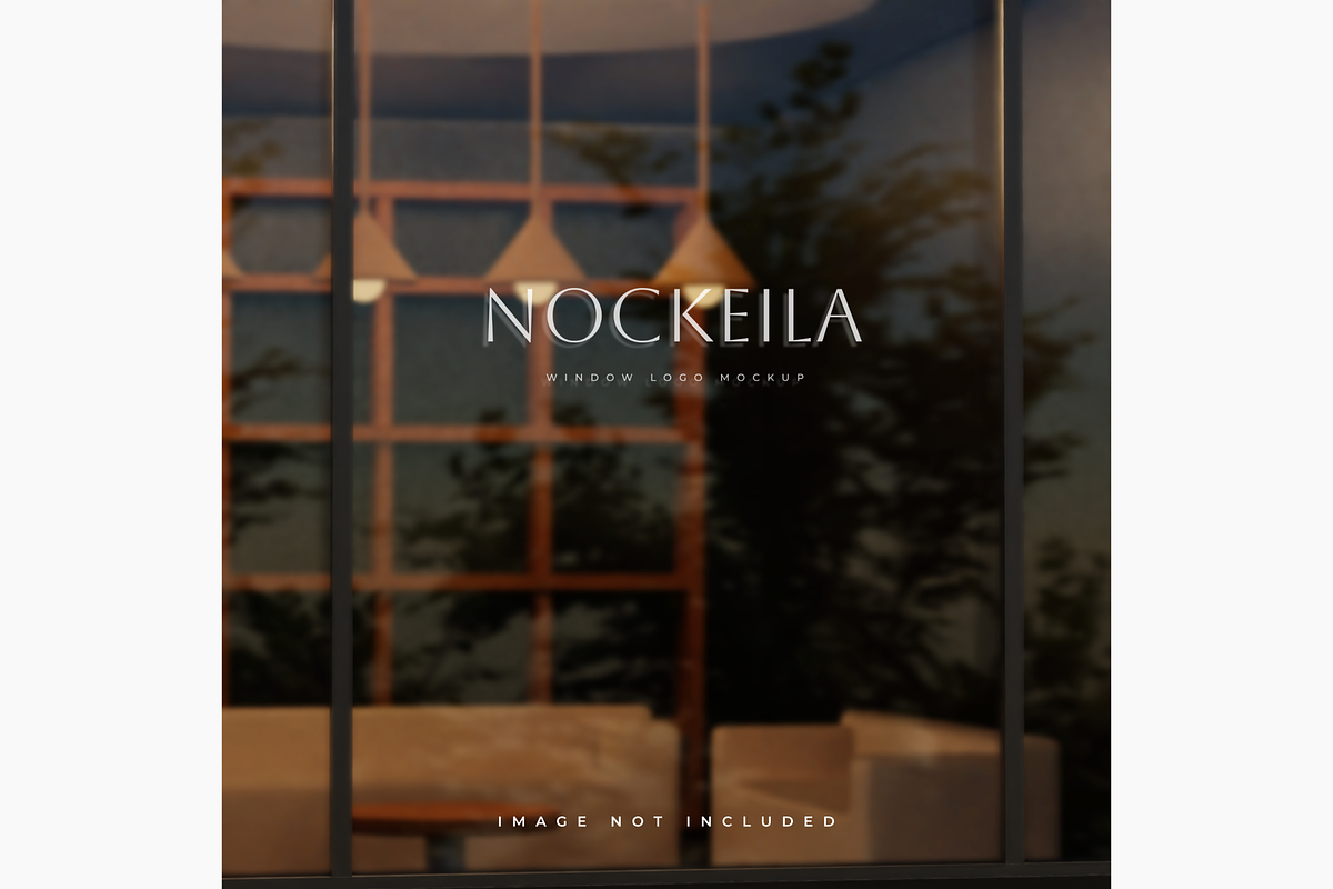 Window glass storefront logo mockup, a Product Mockup by Mockthethics. (Photo 3 of 8)