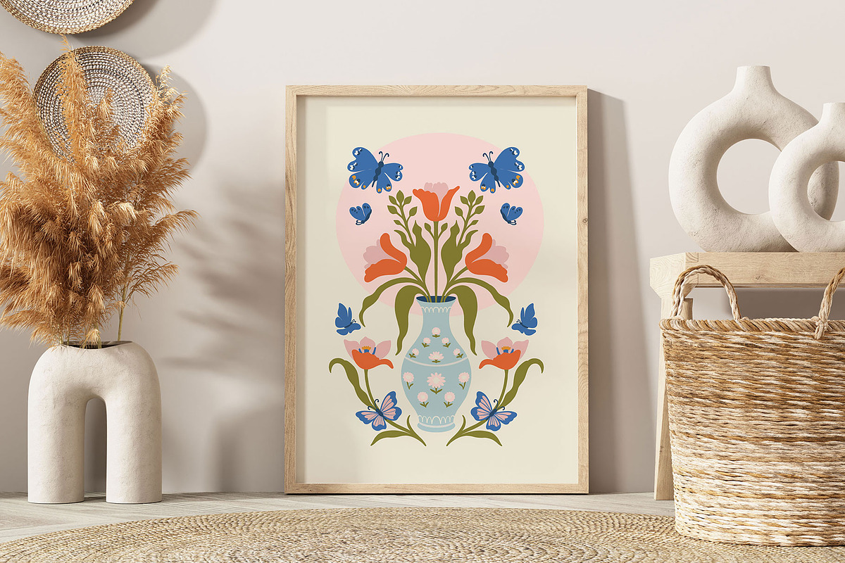 Bloom Garden | Wall Art Creator, an Object Graphic by Leleka.Store (Photo 16 of 17)
