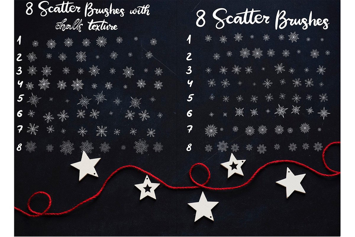 Snowflake brushes for Procreate, a Brush Add-On by Almazova Dolzhenko (Photo 4 of 4)
