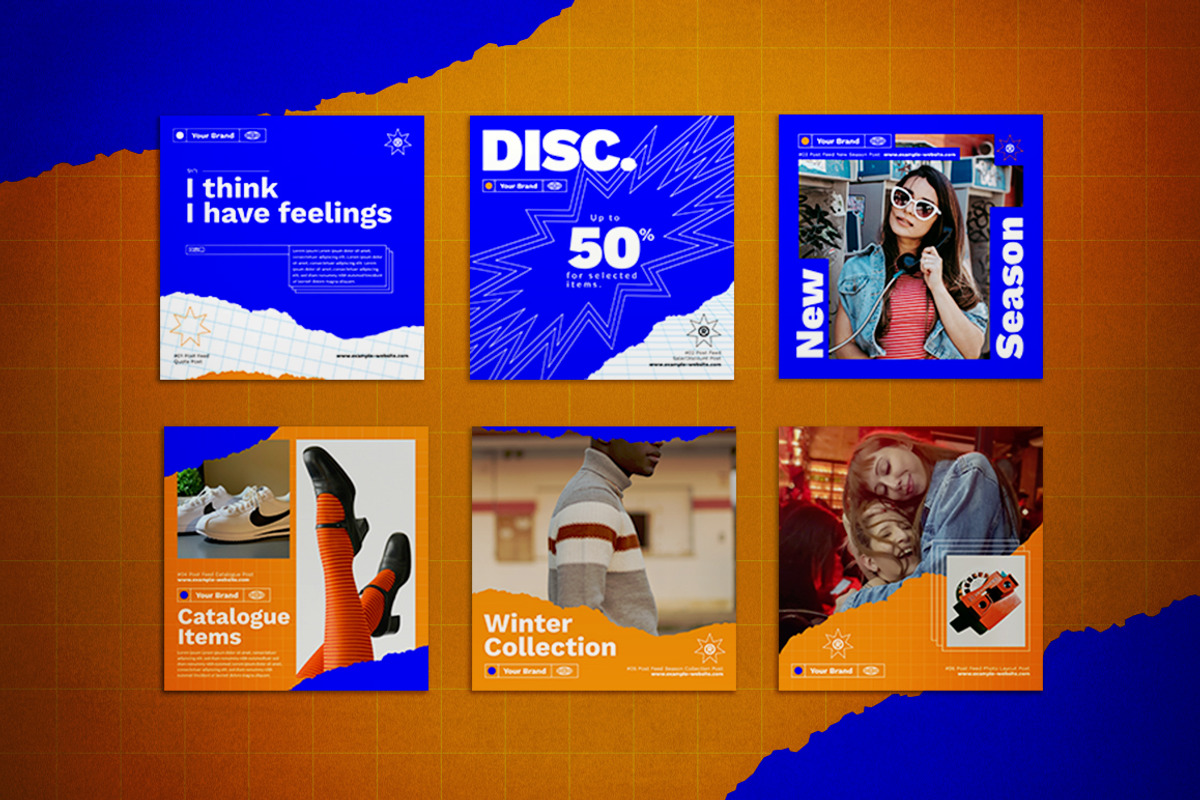 90s Sale Event Social Media Pack, a Social Media Template by The Good Store (Photo 3 of 4)