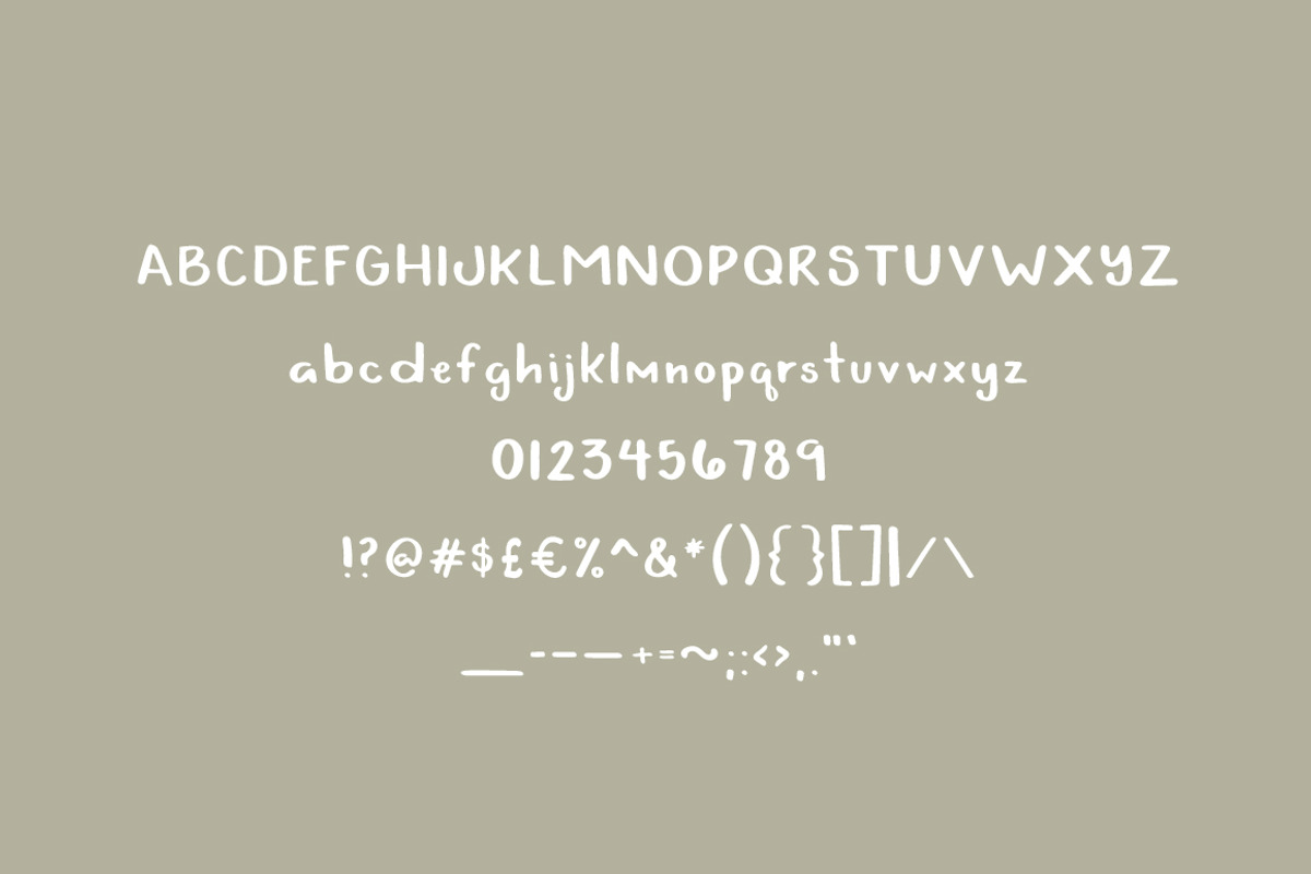 Weekend Notes: A Hand-Lettered Font preview 6