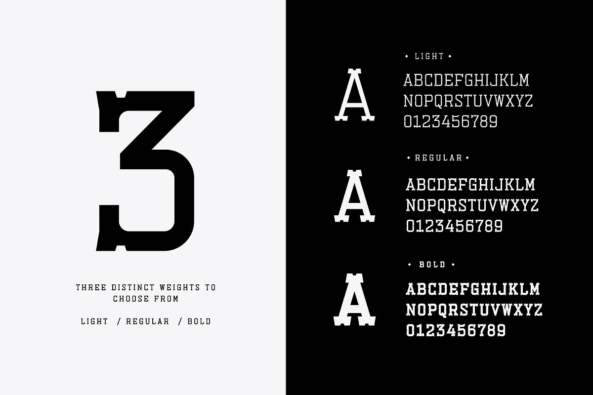 Esbury - A Notched Display Font preview 2
