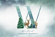 Winter Deer Watercolor Collection, an Animal Illustration by Olya Haifisch (Thumbnail 4 of 9)