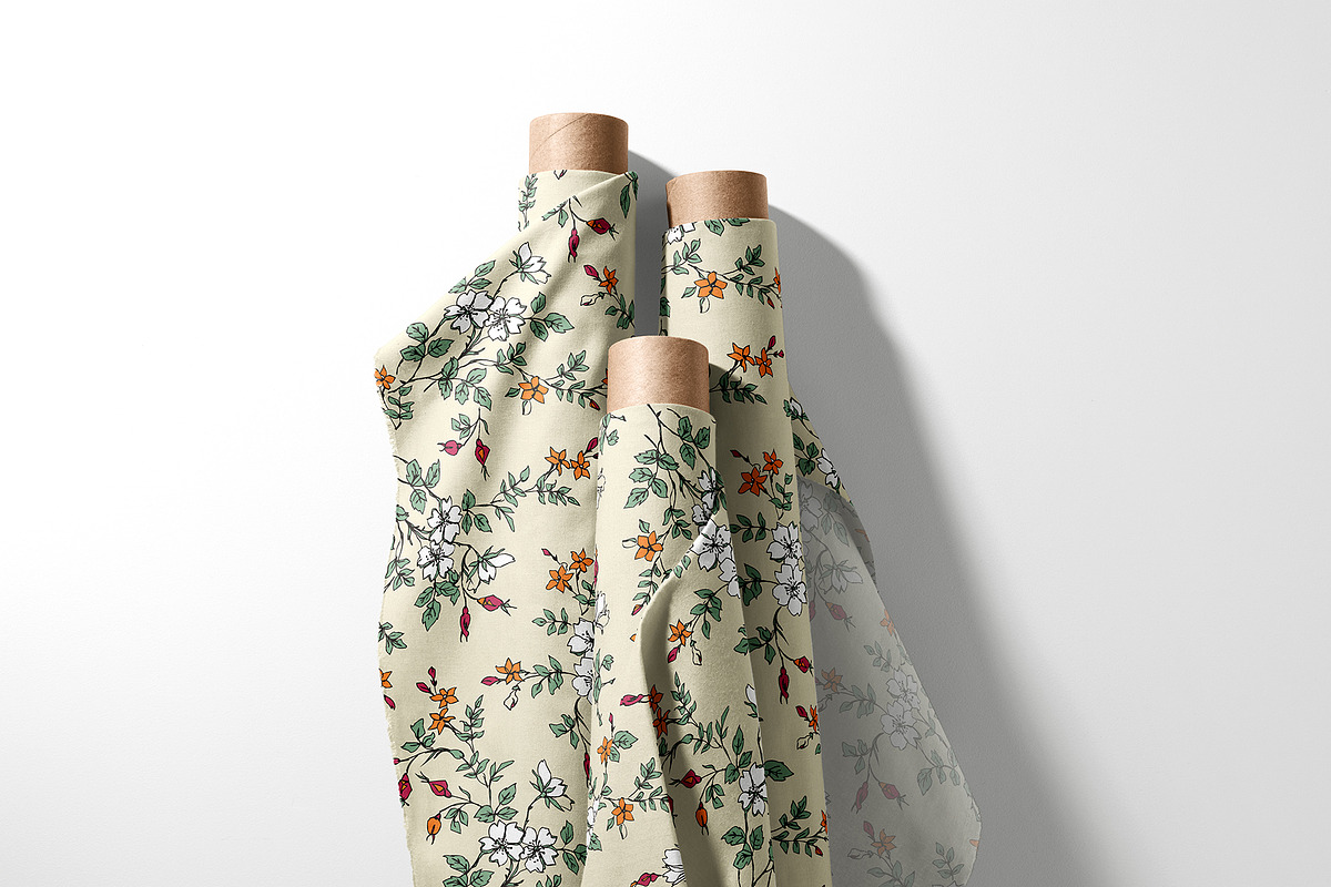 Vintage Wildflower Pattern Bundle, a Pattern Graphic by StudioGlouna (Photo 3 of 11)