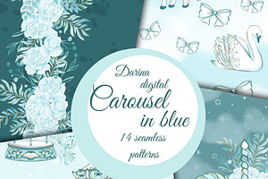 Carousel in blue