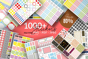 Planner Stickers Bundle Pack