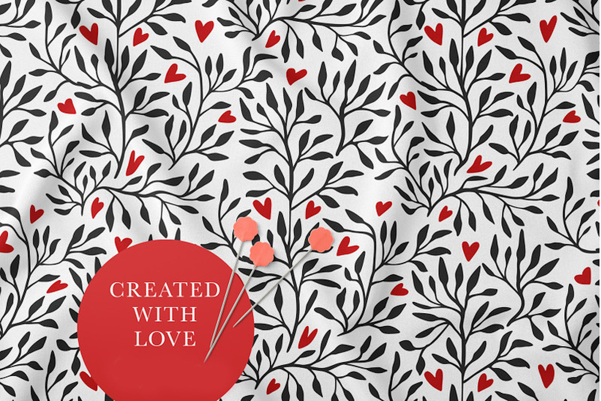 Valentines Day Seamless Pattern Set, a Pattern Graphic by ClipArtRoom (Photo 4 of 7)