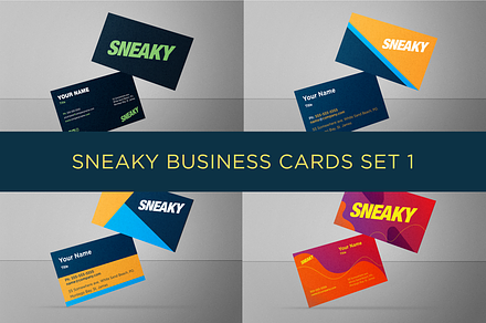 Sneaky Business Cards Set 1