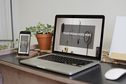 12 Macbook PRO, iPad, iPhone Mockups, an iPhone Mockup by Zan Ilic (Thumbnail 6 of 7)