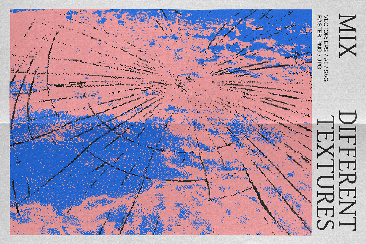 100 Bitmap Vector Textures, a Texture Graphic by Vanzyst