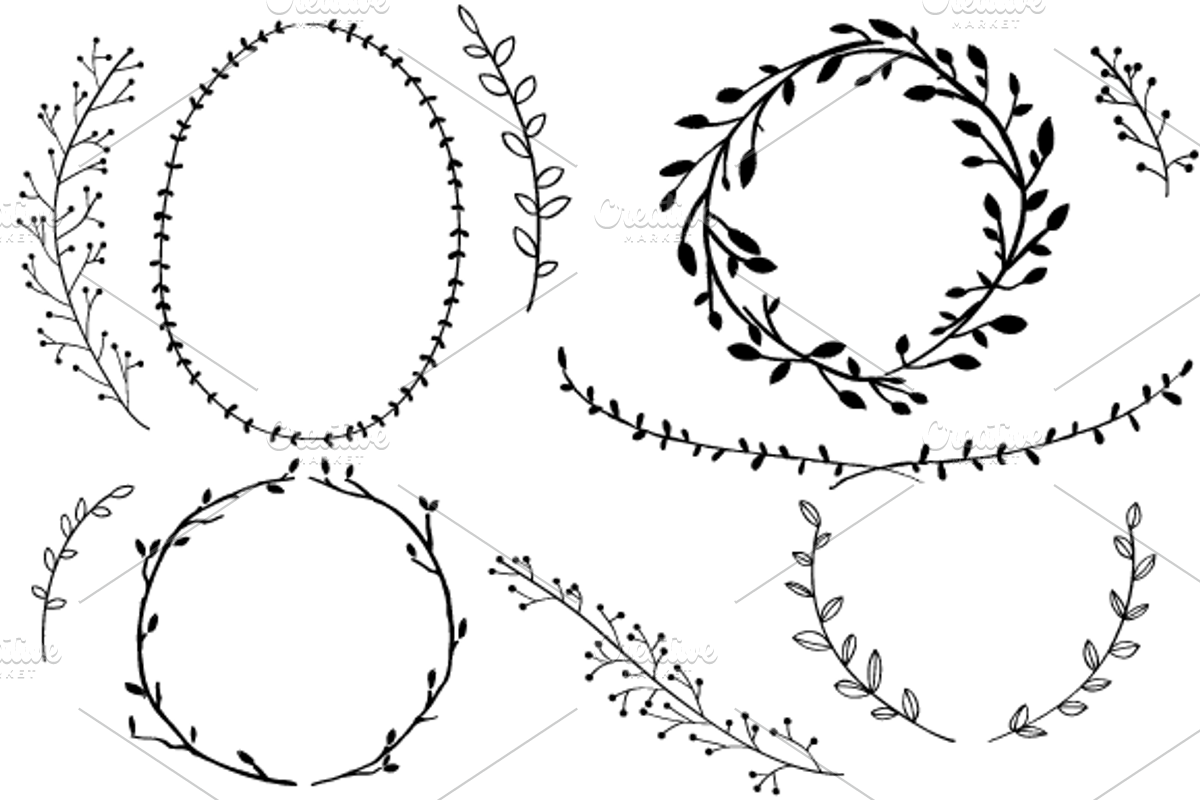 36 Wreaths & Laurels, an Illustration by Shh! Maker Design (Photo 4 of 5)