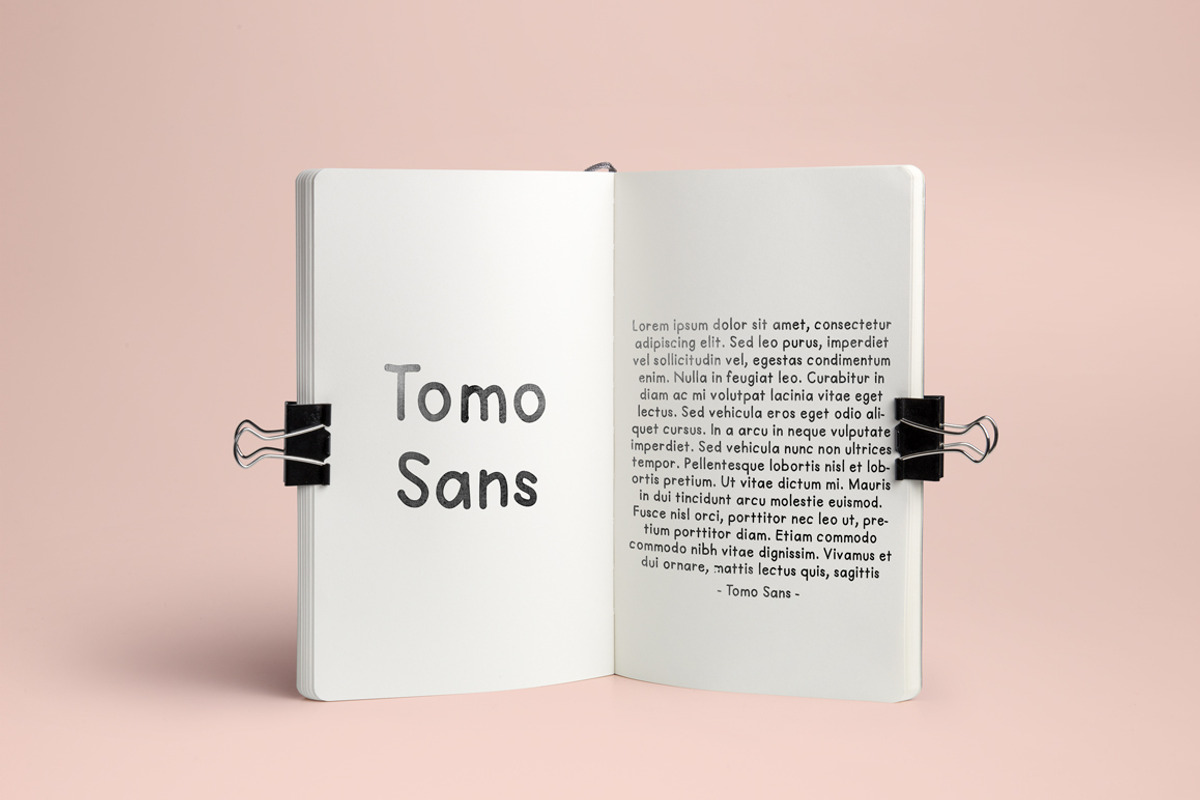 TomoSans Sans Serif Typeface preview 5