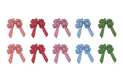 Whimsical Hand Drawn Bows SVG & PNG, a Graphic by PinkHouseCollection (Thumbnail 3 of 5)