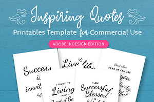 Inspiring Quotes Printables Template