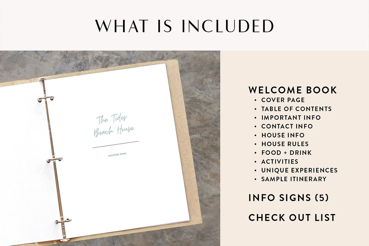 Beach House Host Bundle for Airbnb, a Templates & Theme by Kin Studio (Photo 7 of 8)