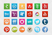 Funky Social Set (80 icons), an Icon by SmartIcons (Thumbnail 2 of 3)