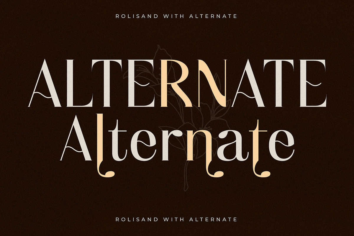 Rolisand New Modern Serif Font, a Serif Font by Storytype Studio (Photo 5 of 15)