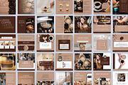 COFFEE INSTAGRAM POST TEMPLATES, a Social Media Template by Daring Digies (Thumbnail 4 of 9)