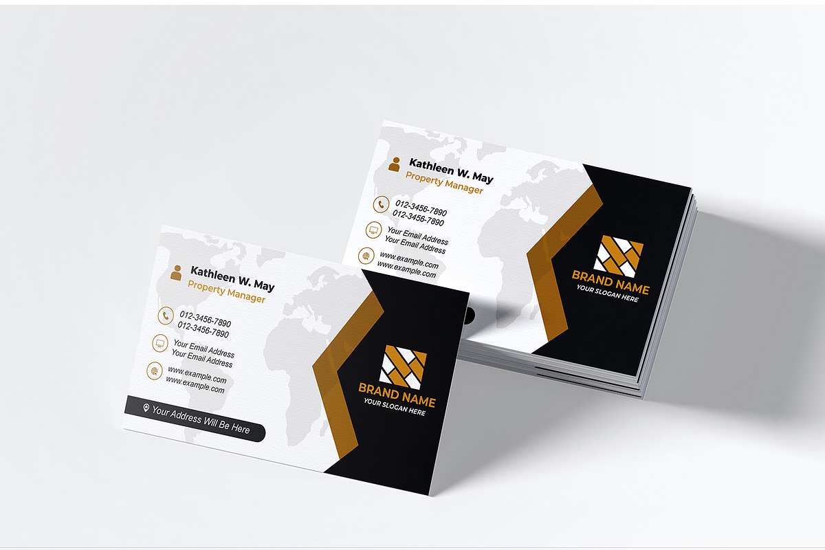 Modern Visiting Card Design, a Business Card Template by Mohammad Sarfaraz (Photo 3 of 5)