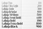LaRuja - Modern Serif Typeface, a Serif Font by SilverStag Type Foundry (Thumbnail 8 of 20)