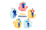 Corporate lifestyle app screen, a Templates & Theme by IMG visuals characters (Thumbnail 4 of 4)