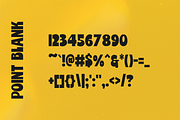 Point Blank - Display Typeface, a Sans Serif Font by HipFonts (Thumbnail 5 of 8)