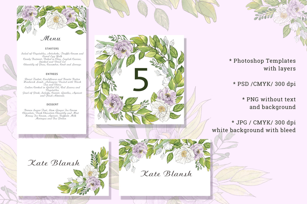Summer Flowers - Wedding Collection, a Templates & Theme by OlgaSerbun (Photo 3 of 4)