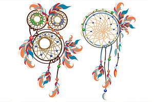 Dreamcatcher Vector objects