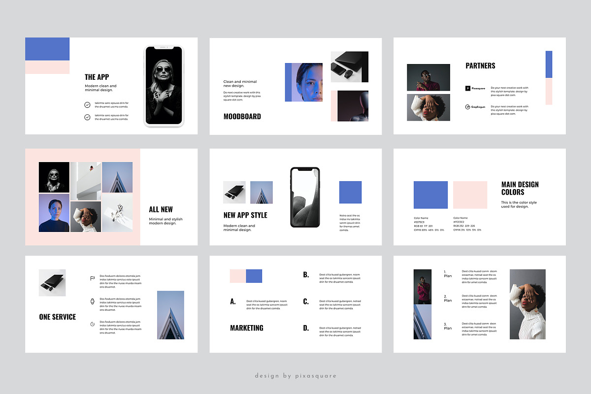 POLA - Keynote Design Template, a Presentation Template by PixaSquare