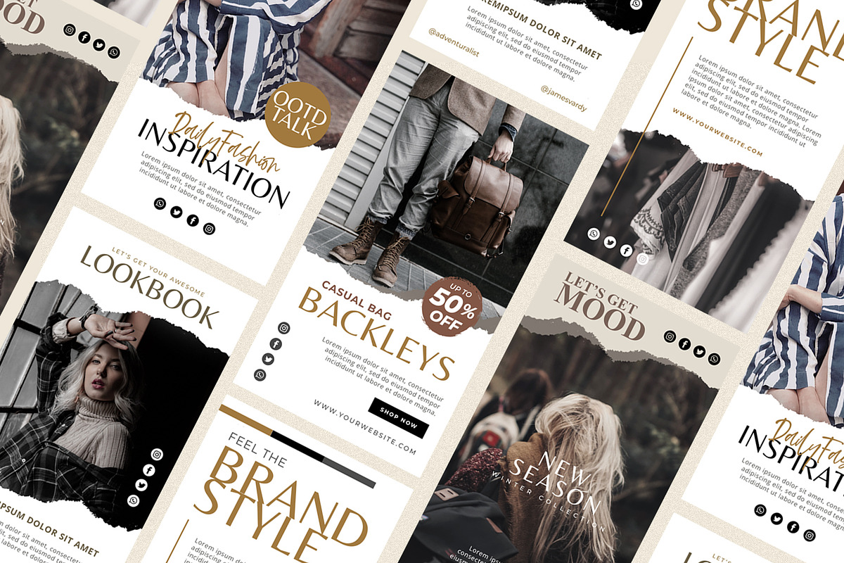 Kylena-Instagram Template Pack, a Social Media Template by Godbless Studio (Photo 5 of 10)