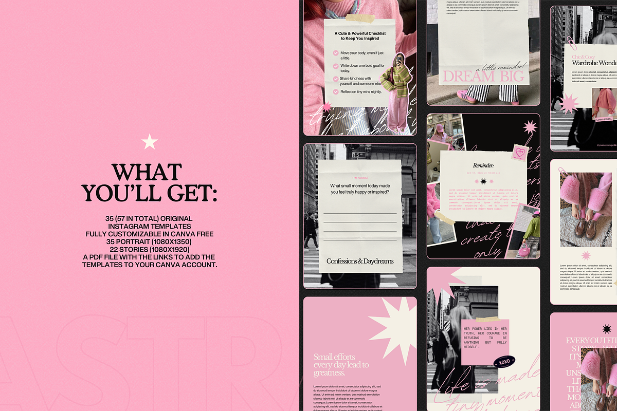 ROSALYN | Instagram Templates, a Social Media Template by Ad Astra Creations (Photo 3 of 5)